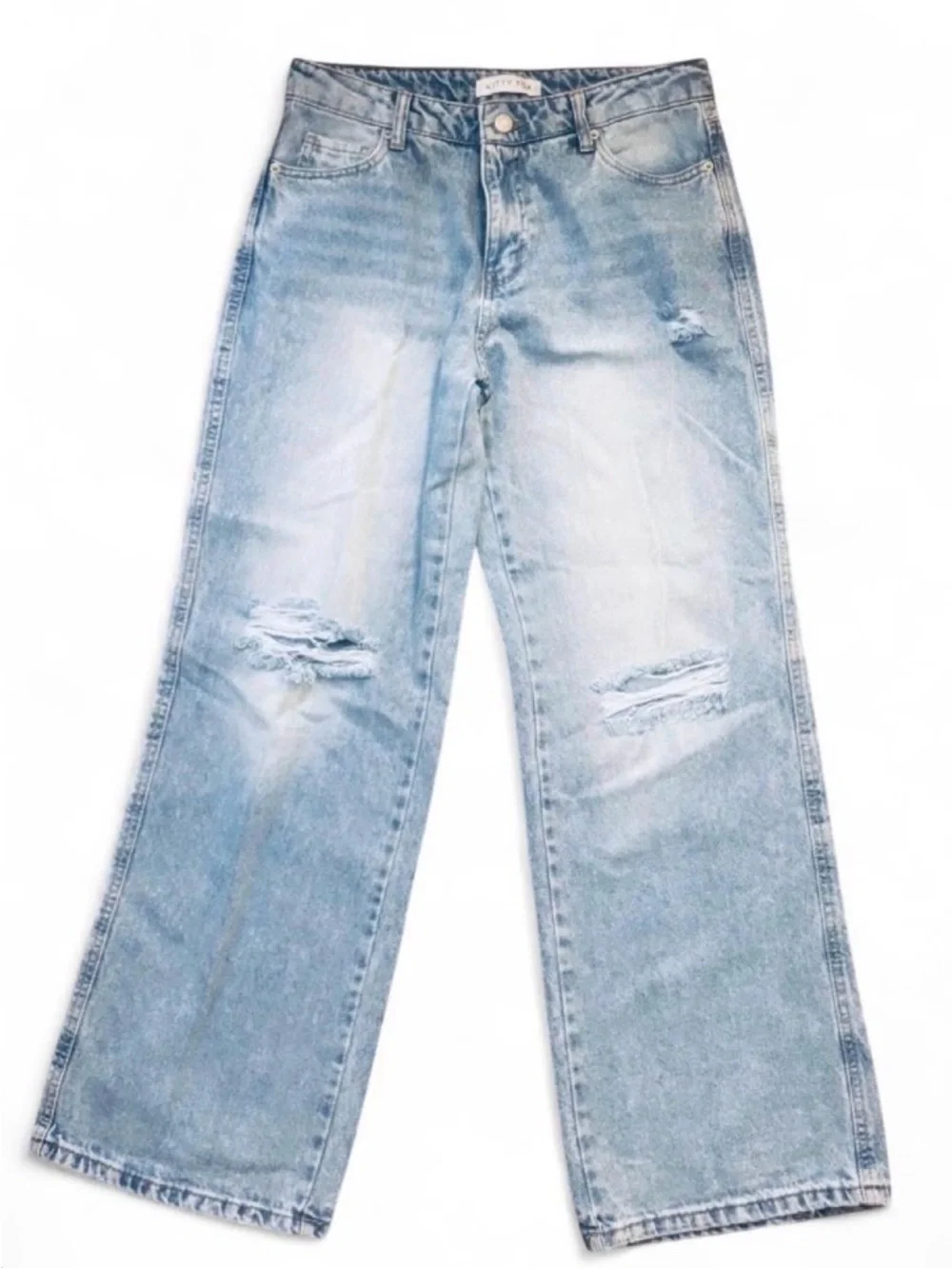 Wide Leg Blue Jeans Women size 9/29